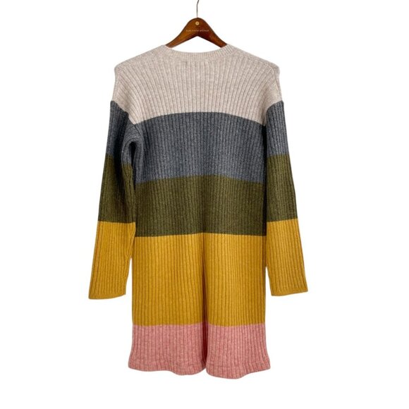 Madewell Colorblock Sweater Dress in Coziest Yarn Womens Size XS Wool Blend - Picture 4 of 8